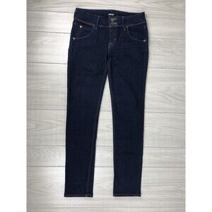 Hudson Jeans Women’s Size 26 Collin Low Rise Skinny Dark Wash Flap Pocket